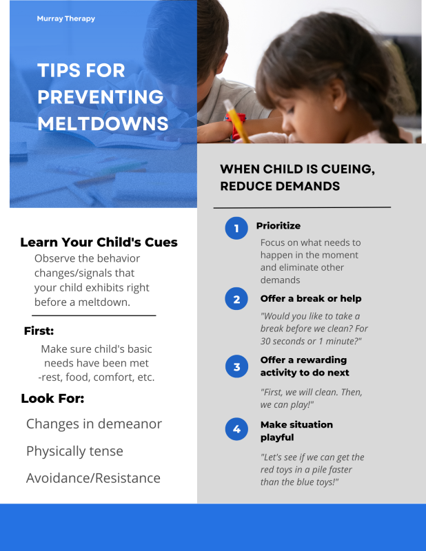 Strategies for how to prevent a meltdown from starting