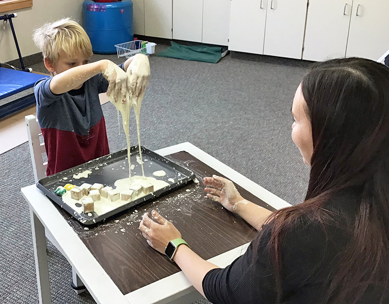 Tactile sensory input